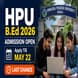 HPU B.Ed 2026 Application Deadline Extended to May 22; Entrance Test May 23